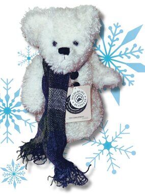 Boyds Bears Fifi Farklefrost 10in Snowman Plush Winter Scarf Retired w/Tag EUC